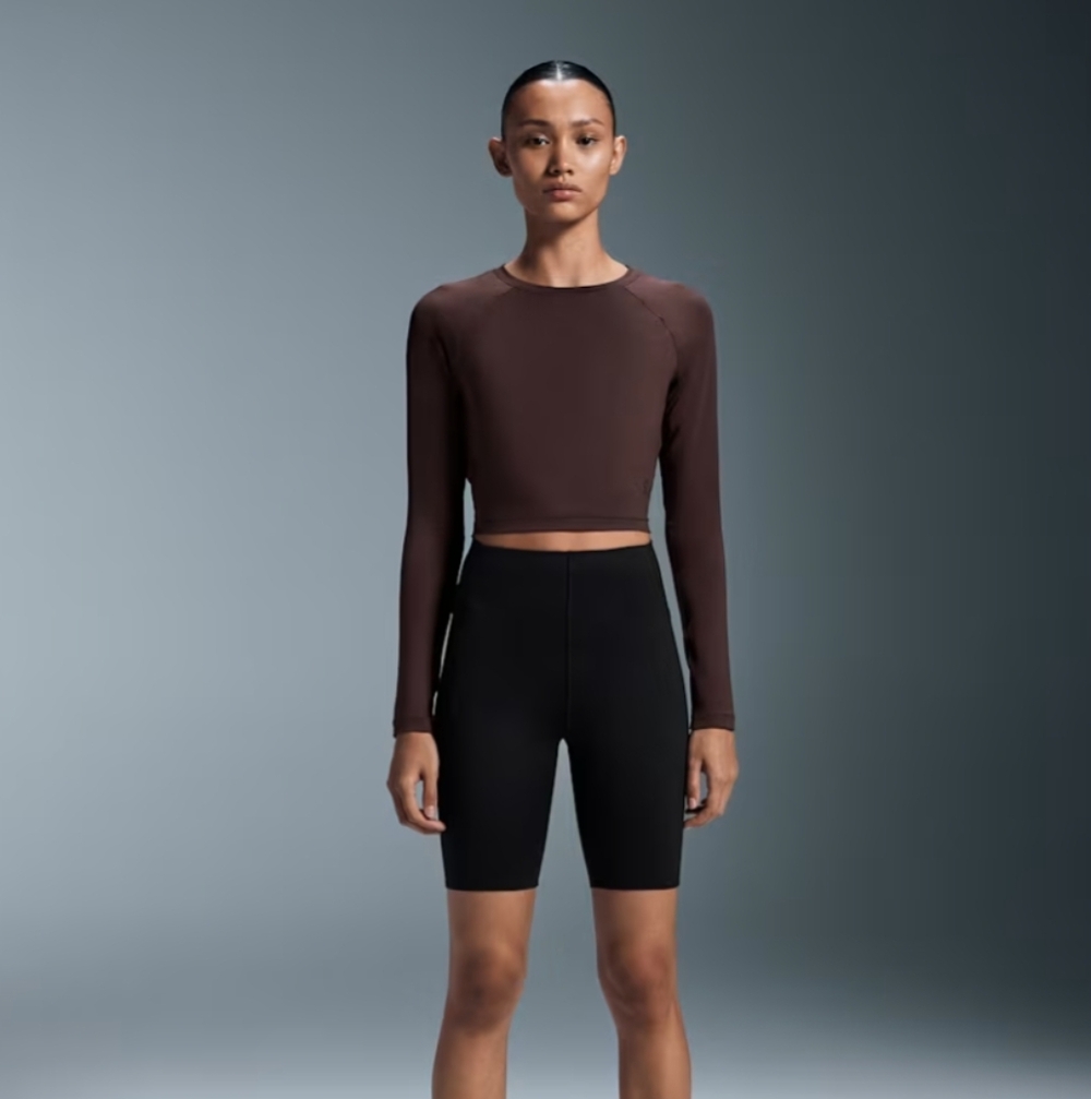 On running Long Sleeve Movement Crop